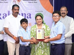 1st Place – Aryaman Tapadia & Rudra Nagarsekar, Navy Children School, Vasco