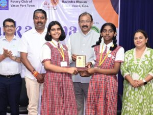 3rd Prize – Asmi Mhaske & Yukti Swamy, Vidhya Mandir, Vasco