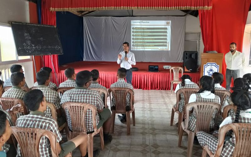Inspiring talk on Robotics & AI at St. Jude High School, Betalbatim