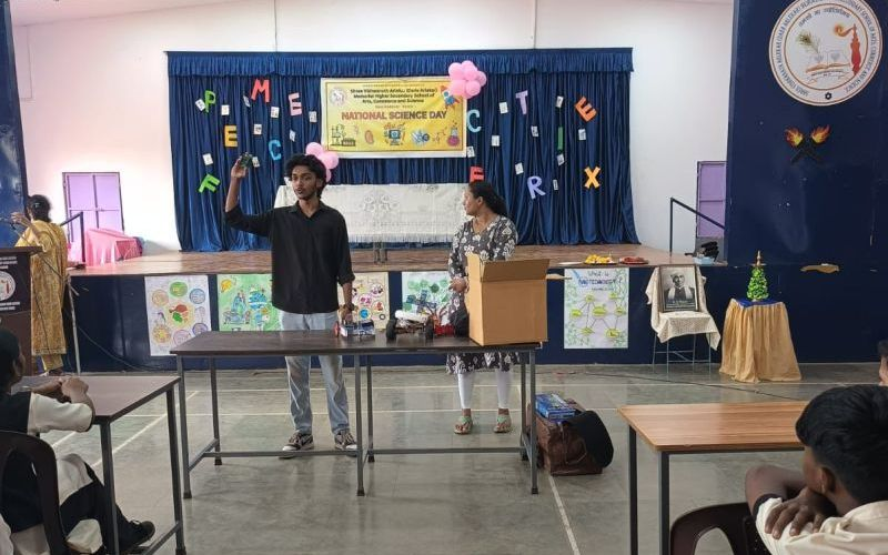 Hands-On Robotics Workshop at Shree Vishwanath Arlekar Higher Secondary School, Vasco