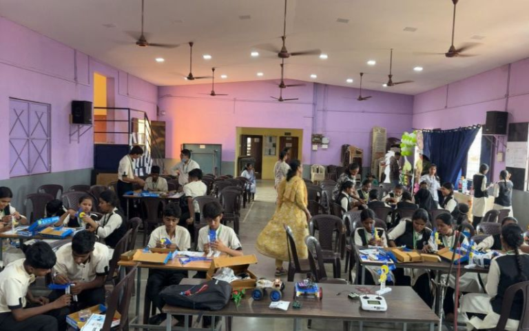 Hands-On Robotics Workshop at Shree Vishwanath Arlekar Higher Secondary School, Vasco