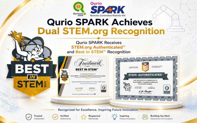 Qurio SPARK Receives STEM.org Authenticated™ and Best in STEM™ Recognition