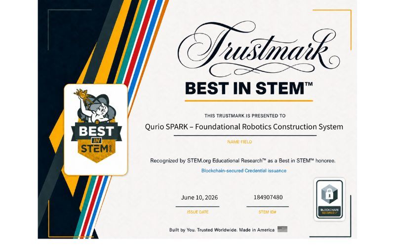 Qurio SPARK Achieves Dual STEM.org Recognition