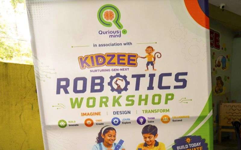 Free Robotics Workshop conducted at Kidzee Angul, Odisha